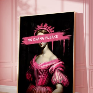 Art mural de la reine, impressions sur toile, impressions encadrées, affiche de la reine, affiche imprimable, portrait vintage, art mural génial