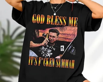 Comfort Colors God Bless Me It’s Summah Shirt, Funny Summer Quote Tee