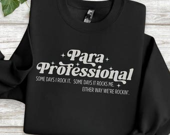 Comfort Colors Paraprofessional Quote Shirt, Teacher Aide Shirt, Para Educator Gift, Back To School, Para Squad Shirt,Para Chinoiserie Tee
