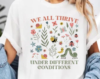 Comfort Colors Neurodiversity Shirt For BCBA Gift, Special Education Teacher Shirt, Mental Health Gifts For Teachers, Autism Awareness Tee