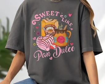 Sweet Like Pan Dulce Sweatshirt, Calorias De Amor No Cuentan Shirt, Mexican Valentine Sweater, Valentine Shirt, Concha Valentines Day Shirt