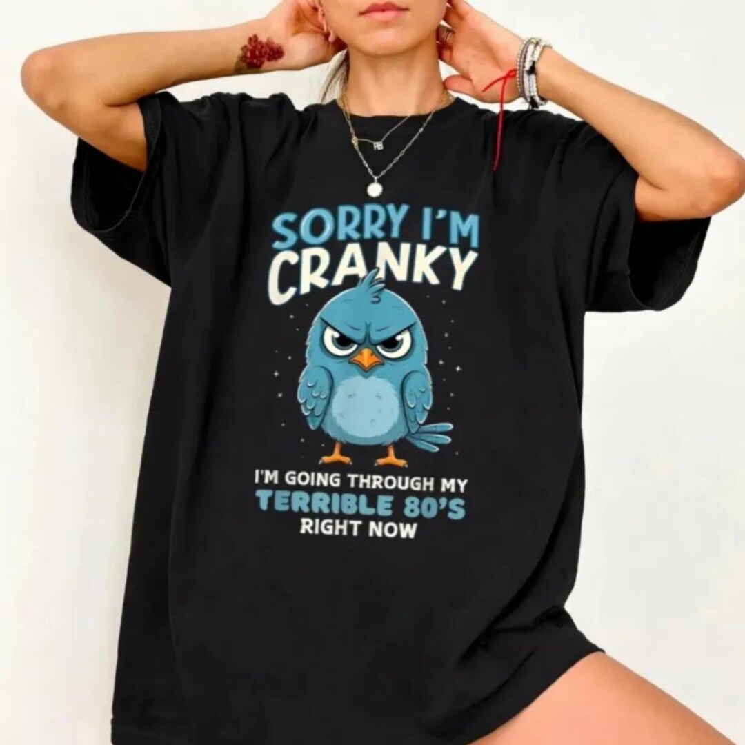 Sorry I'm Cranky I'm Going Through My Terrible 80's T-shirt, Funny ...