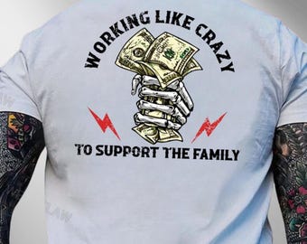 Working Like Crazy Shirt, Generation X Skull Shirt, Gen X Shirt, Generation X Shirt, FAFO T-shirt, 1980 Birthday Gift, Generation