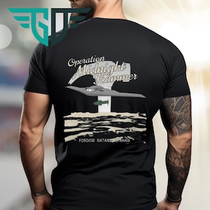 Operation Midnight Hammer Shirt, Hoodie, Sweatshirt | B2 Stealth Bomber Military Graphic | Patriotic Veteran Gift | Unisex USA Apparel