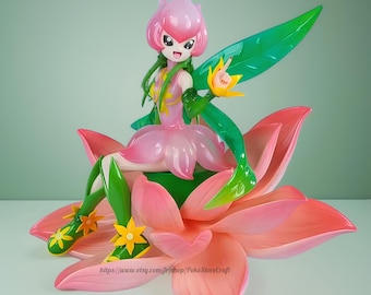 Lillymon figurine / Digimon / 15 cm / 5.9 inches