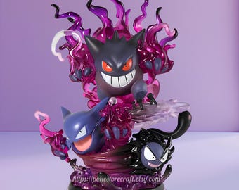 ゲンガー / エクトプラズマ ポケモン ピクセルアート パーラー - 壁