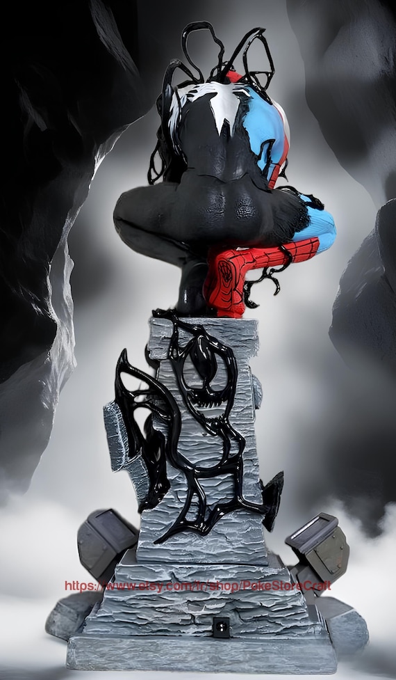 Venom X Spiderman Action Figure With Light, 38 Cm / 15 Inch