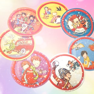 Zauberhaftes Aufkleber Set "Die Schule der magischen Tiere", Holographischer Effekt, Kinder Geschenk, Magisch