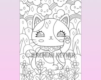 Follow the rainbow - Coloring Page