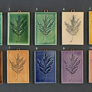 2" x 3" ceramic oak tile