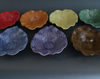 Hosta Shaped Bowl-Ceramic