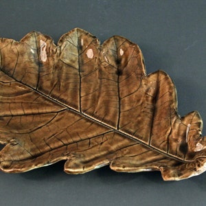 Large Oak Leaf Platter-Ceramic