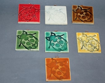 lady bugs 2x2" hanging tile