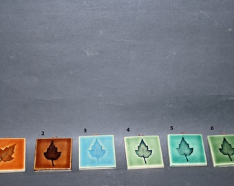 2x2" maple leaf hanging tile
