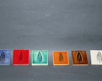 2x2 hanging deer fern tile