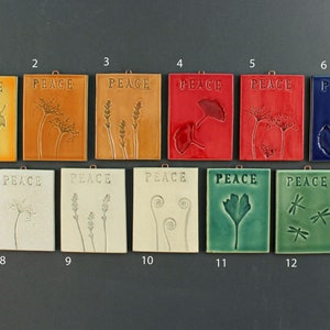 3&quot;x4&quot; Peace Ceramic Tile with Assorted Images