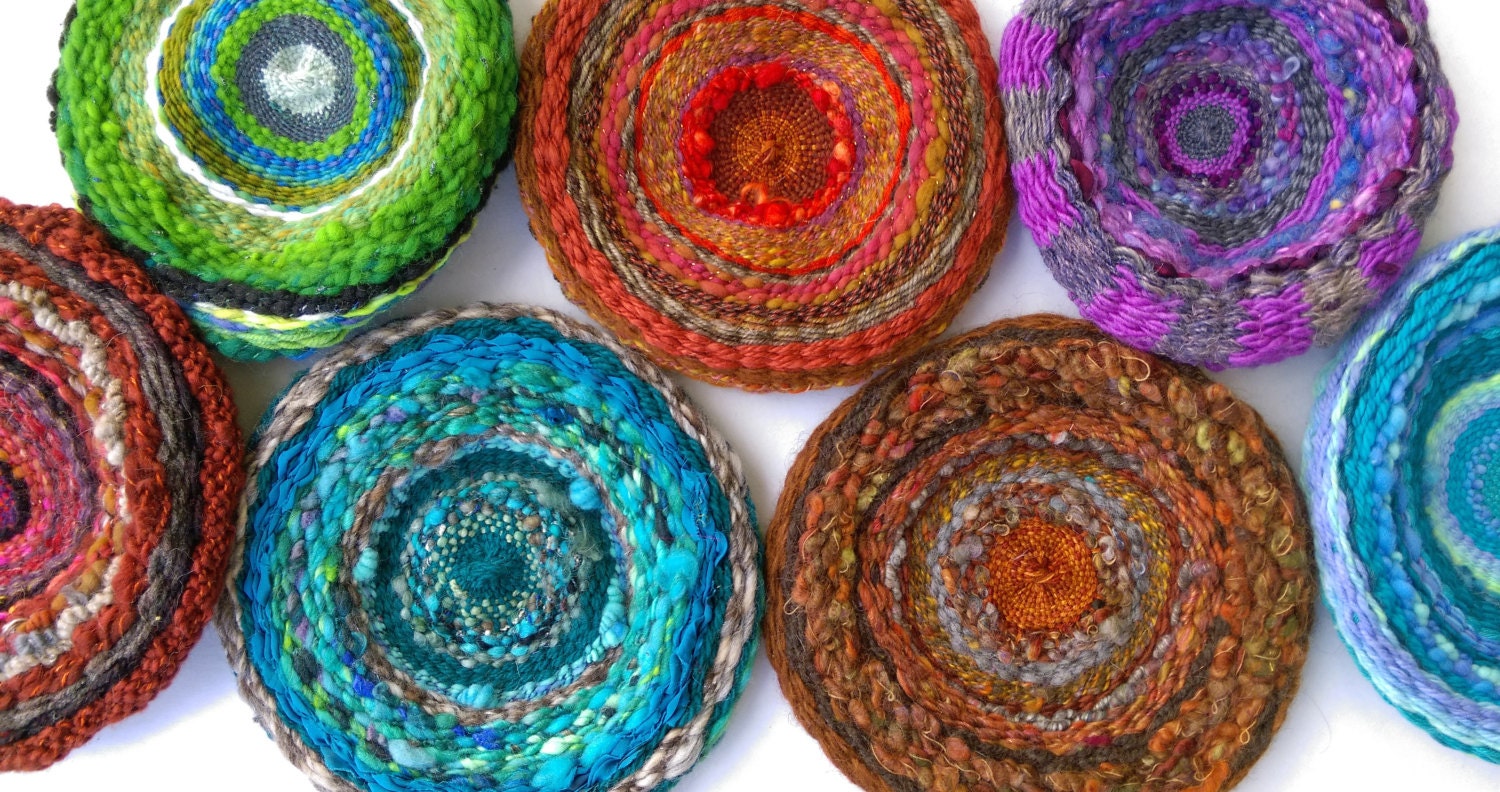 Circle Weaving Loom Weavearound Kit Two Sizes DIY for Woven Etsy