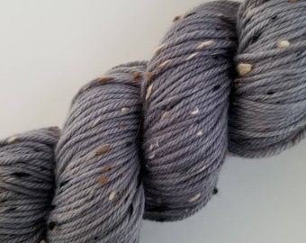 DK Superwash Merino Donegal Tweed hand-dyed yarn CASTLE RUINS