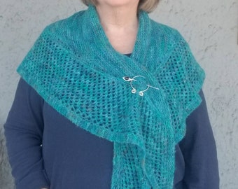 PATTERN Knittany Shoulder Shawl knitting pattern easy garter stitch based