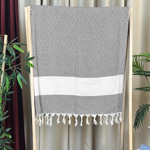 Turkish Beach Towel, Soft Cotton Towel, Peshtemal Towel, Bachelorette Favor, Quick Dry Towel, Turkish Bath Towel, Personalized, Organic