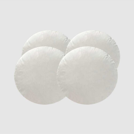 MAYA'S Extra Filled Duck Feather Cushion Inner Pads - Handmade - White - Square