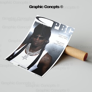 Revista Playboi Carti Opio Póster