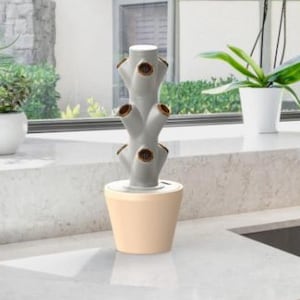 3D Printable DIY Modular Hydroponic Tower Design Files for Vertical Gardening & Indoor Plant Growth