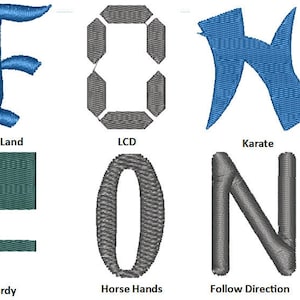 Stickschrift Bundle 4