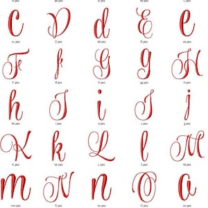 Cheerful Alphabet Font Digital Embroidery File