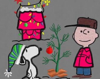 Peanuts - Snoopy and Friends Applique Embroidery File