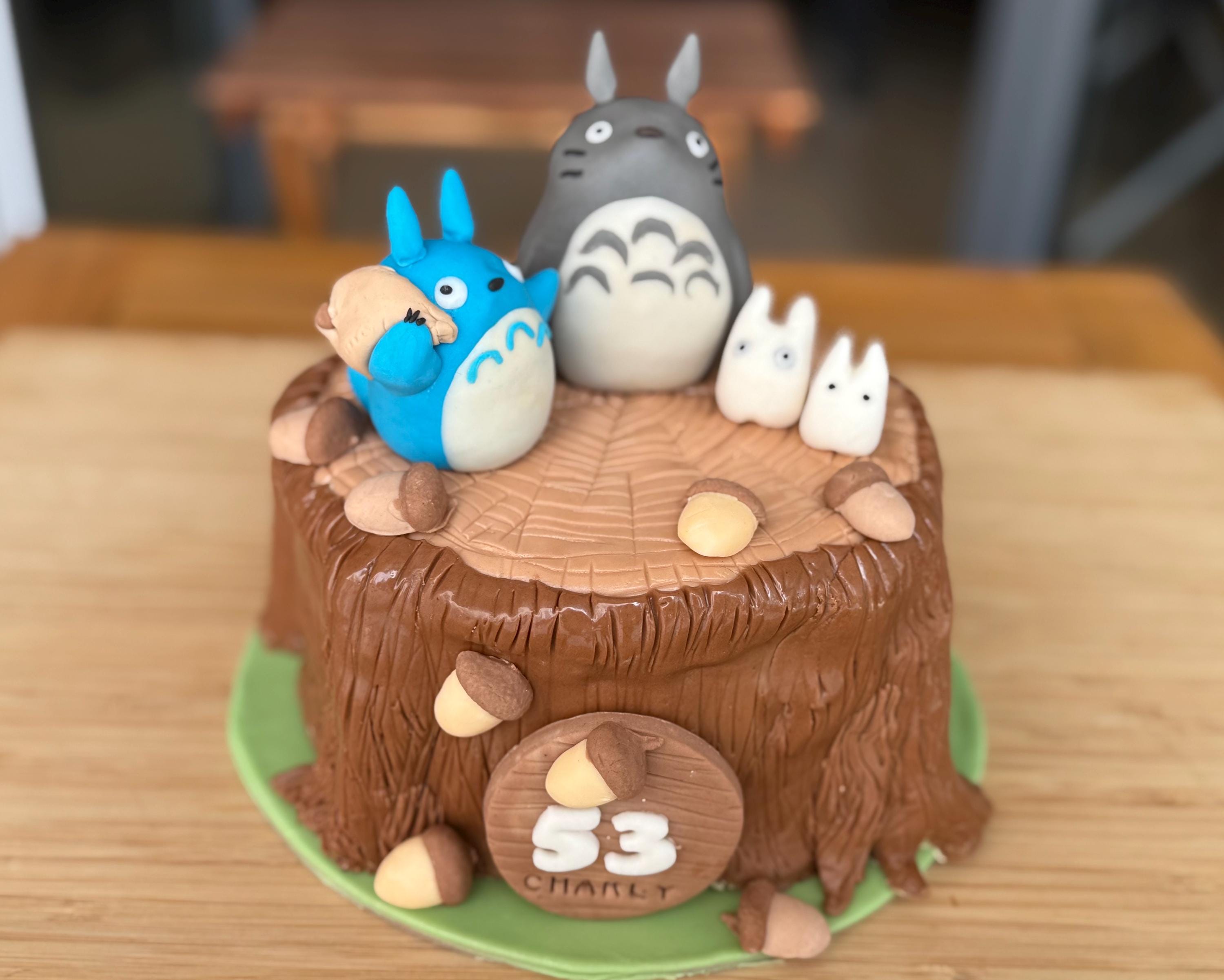 Neighbor Totoro Baby Shower Totoro Diaper Cake Totoro Cake Topper - Main Image