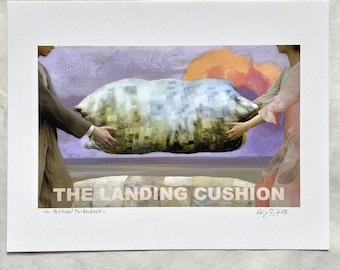 The Landing Cushion - Resilience Art Print | Things for the Next 3 Years | Political Humor
