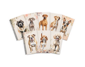 Spiral notebook - dogs