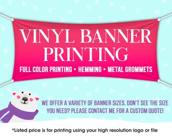 Full Color Craft Show Banner Printed with Your Logo on Durable Weatherproof Vinyl for Display at Your Next Event, Wedding, Birthday Party