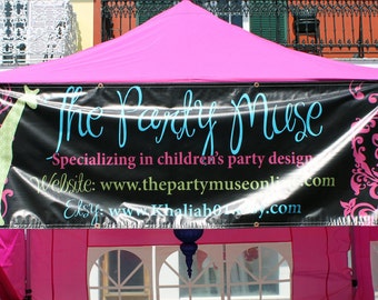 Vinyl Craft Show Banner - 1x8 Foot Banner for your Tent or Table