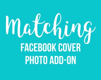 Matching Facebook Cover Photo Banner Add-On for Premade Designs