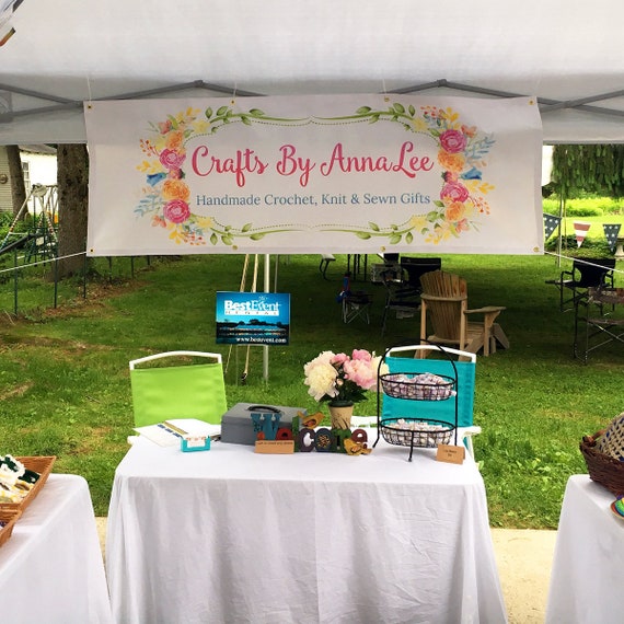 2x6 Foot Banner Craft Show Banner Craft Show Display Craft Etsy