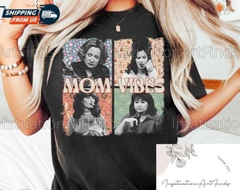 T-shirt Mom Vibes, sweat à capuche tendance Mom Life, chemise maman tendance, sweat-shirt viral Mom Vibes, chemise cadeau fête des mères, chemise maman cool