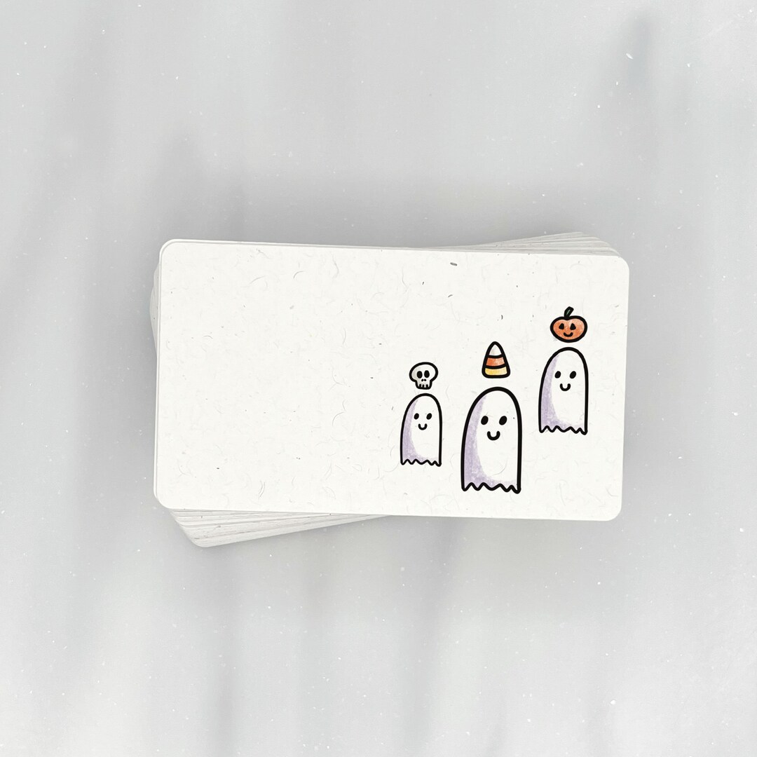 Trick or Treat Ghosts - Halloween Mini Note Cards (pack of 56 ...