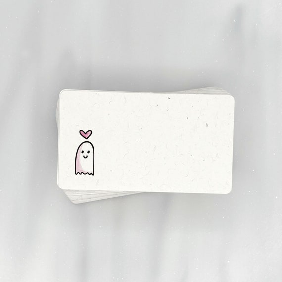Spooky Cute Valentine - Mini Note Cards (Pack of 56) | Premium Textured, 100% Recycled, GIVES BACK