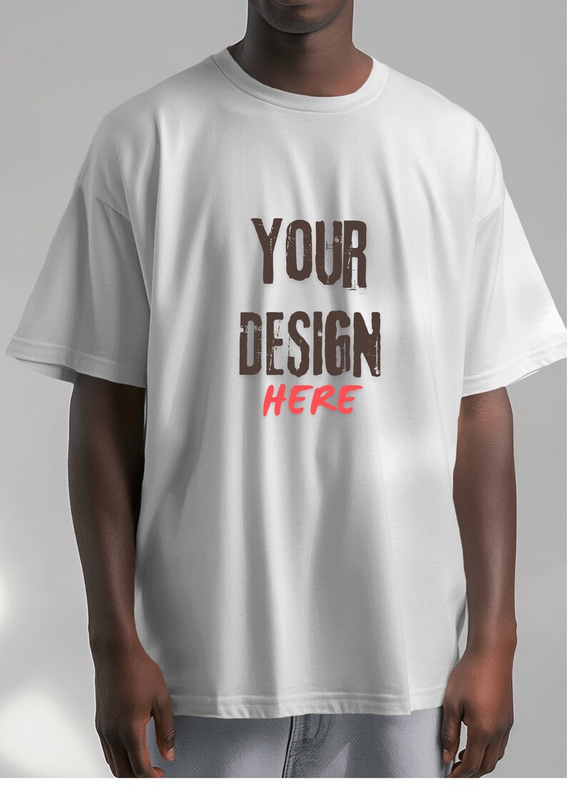 Professional Canvas T-Shirt Mockup, Flat Lay Mockup Shirt, Clothing Design Mockup, Graphic Design Resource image 3