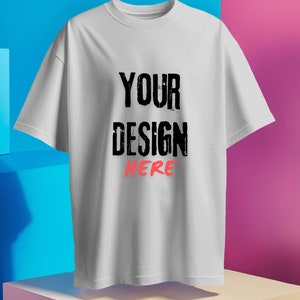 Professional Canvas T-Shirt Mockup, Flat Lay Mockup Shirt, Clothing Design Mockup, Graphic Design Resource image 1
