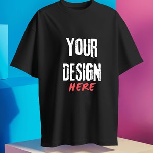 Professional Canvas T-Shirt Mockup, Flat Lay Mockup Shirt, Clothing Design Mockup, Graphic Design Resource image 2