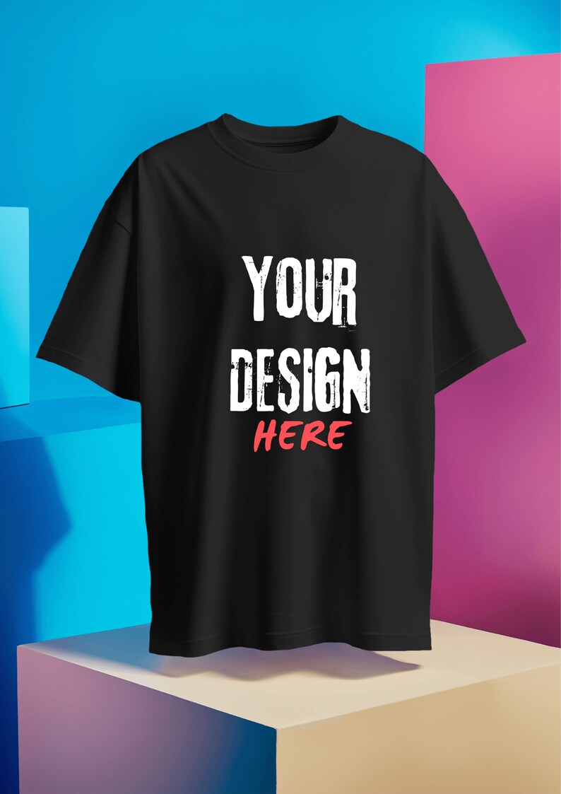 Professional Canvas T-Shirt Mockup, Flat Lay Mockup Shirt, Clothing Design Mockup, Graphic Design Resource image 2