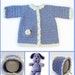 Toddler Cotton Coat and Bunny Crochet Pattern 686