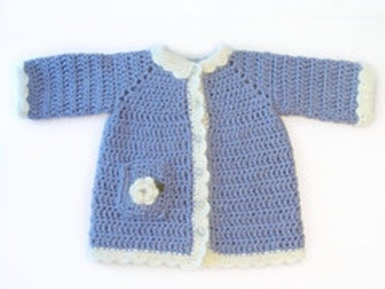 Toddler Cotton Coat and Bunny Crochet Pattern 686 image 2