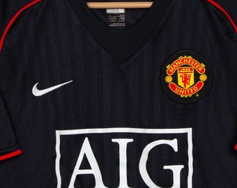 Retro Manchested United Black Shirt 2008