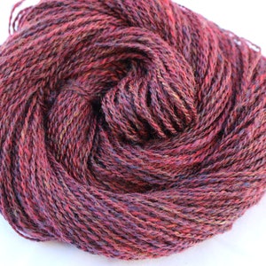 Hand spun Coopsworth wool yarn, Tapestry, 2ply worsted weight yarn, hat and mitten yarn, sweater yarn