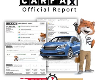 Carfax Report: Full report Vehicle History - USA & Canada, PDF