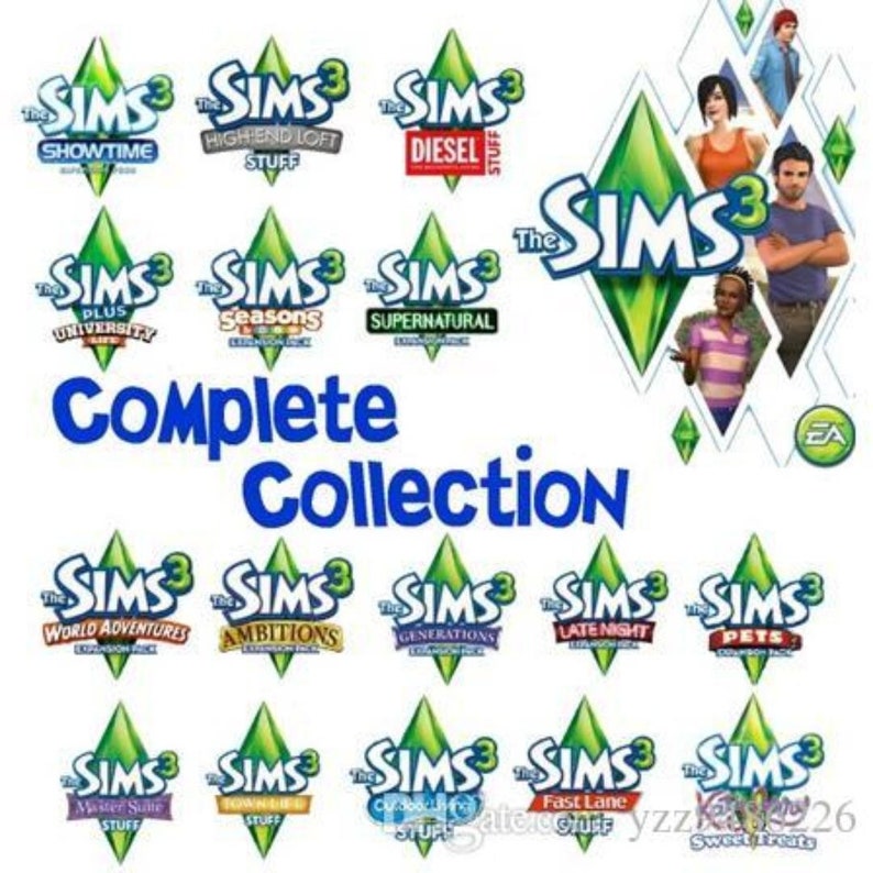 Digitaler Download des PC-Spiels Die Sims 3 Complete Collection. Bild 1